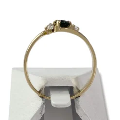 Bague d'occasion or 750 jaune saphir zirconias