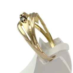Bague d'occasion or 750 jaune saphirs