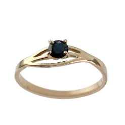 Bague d'occasion or 750 jaune saphir
