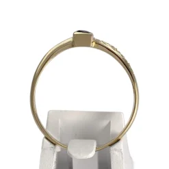 Bague d'occasion or 750 jaune saphir zirconias
