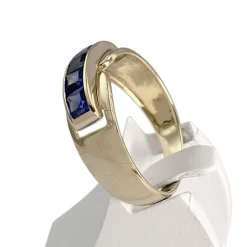 Bague d'occasion or 375 jaune saphir