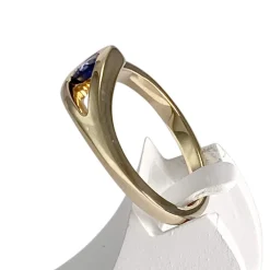 Bague d'occasion or 750 jaune saphir