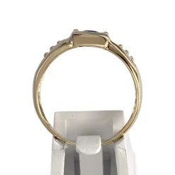 Bague d'occasion or 750 jaune saphir, diamants