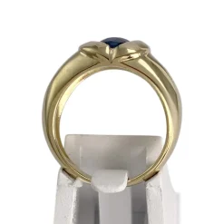 Bague d'occasion or 750 jaune saphir, diamants