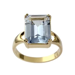 Bague d'occasion or 750 jaune spinelle