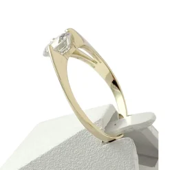 Bague d'occasion or 750 jaune zirconia