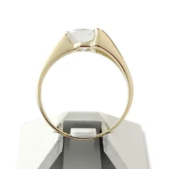 Bague d'occasion or 750 jaune zirconia