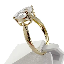 Bague d'occasion or 750 jaune zirconia