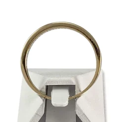 Bague d'occasion or 375 jaune zirconias