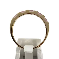 Bague d'occasion or 750 jaune zirconias