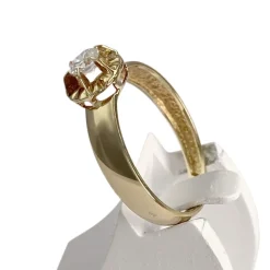 Bague d'occasion or 750 jaune zirconia
