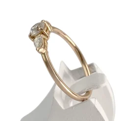 Bague d'occasion or 750 rose diamants
