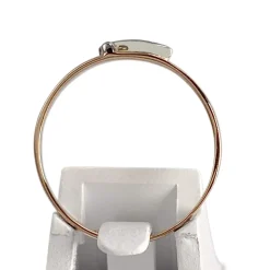 Bague d'occasion  or rose et rhodié 585 diamant