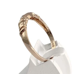Bague d'occasion or 585 rose zirconias