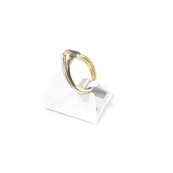 Bague d'occasion 2 ors 750 diamant