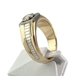 Bague d'occasion 2 ors 750 diamant