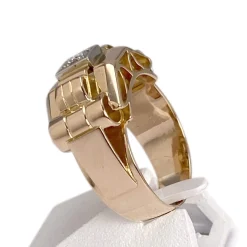 Bague d'occasion 2 ors 750  diamant