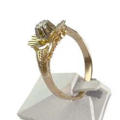Bague d'occasion2 ors 750 diamant