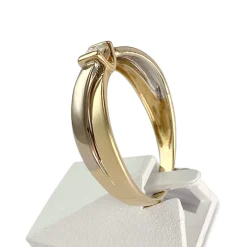 Bague d'occasion 2 ors 750  diamant