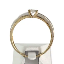 Bague d'occasion 2 ors 750  diamant