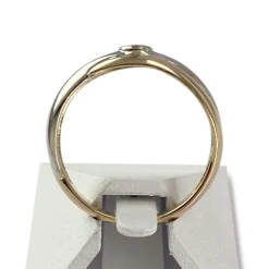 Bague d'occasion 2 ors 750 diamant