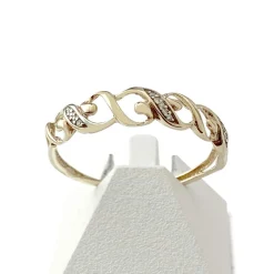 Bague d'occasion 2ors 375 diamants
