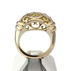 Bague d'occasion 2 ors 750 diamants