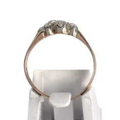 Bague d'occasion 2 ors 750 diamants