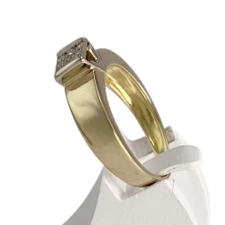 Bague d'occasion 2 ors 750 diamants