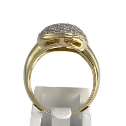 Bague d'occasion 2 ors 750 diamants