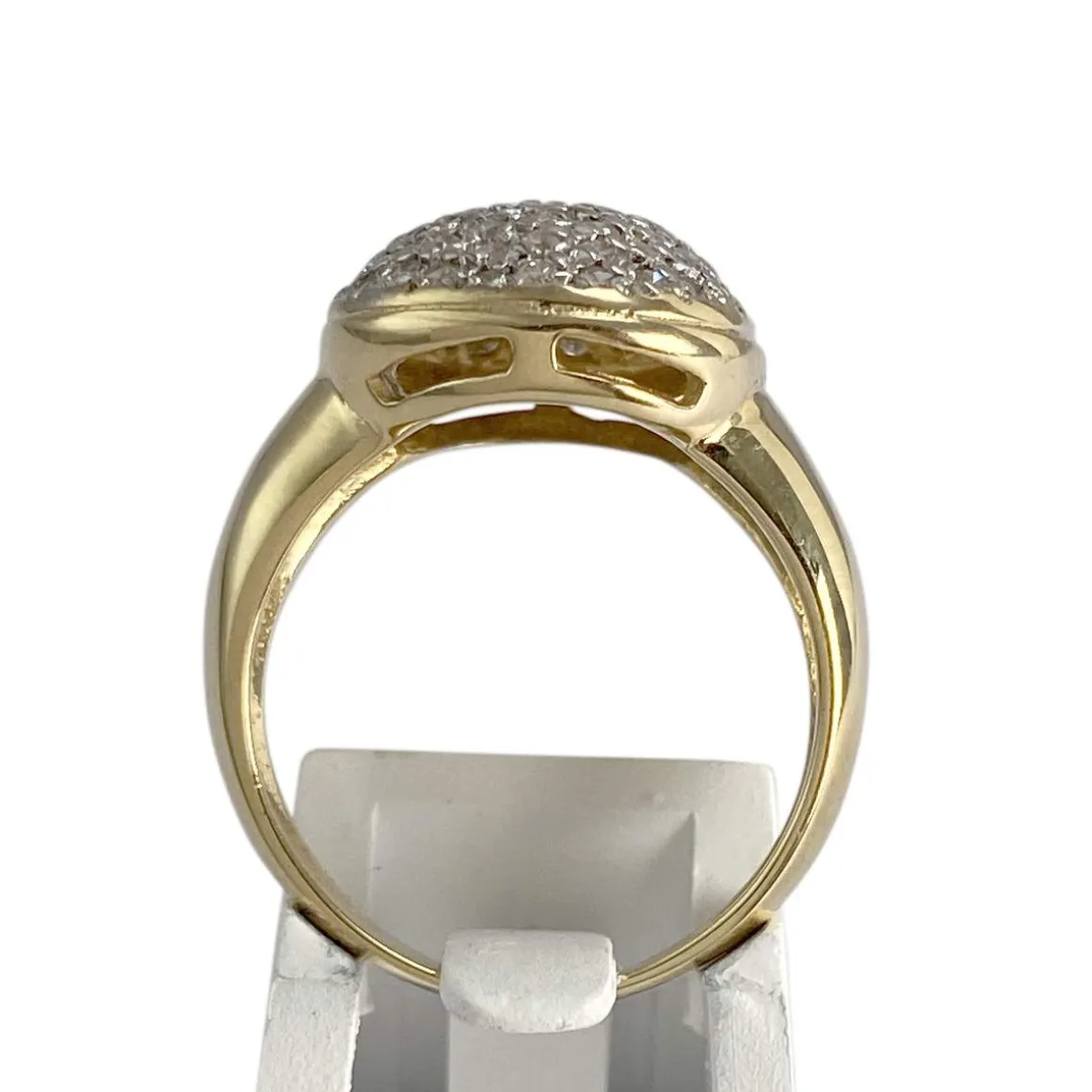 Bague d'occasion 2 ors 750 diamants