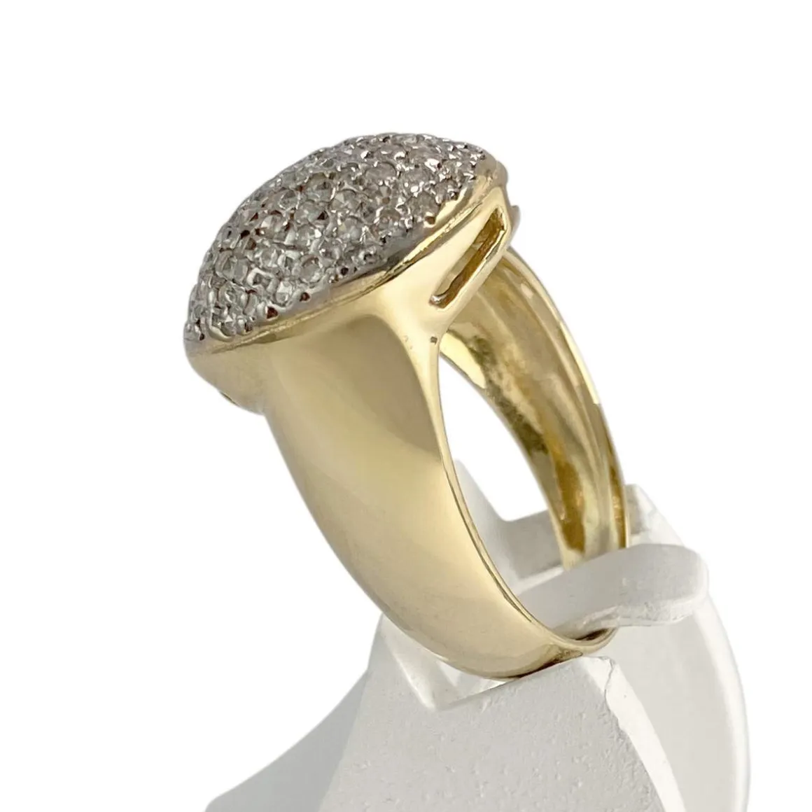 Bague d'occasion 2 ors 750 diamants