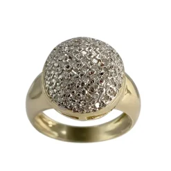 Bague d'occasion 2 ors 750 diamants