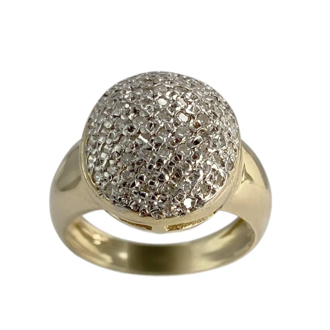 Bague d'occasion 2 ors 750 diamants