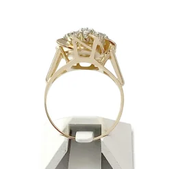 Bague d'occasion 2ors 750 spinelles synthétiques