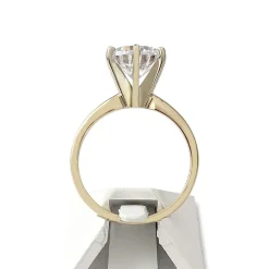Bague d'occasion 2 ors 585 zirconia