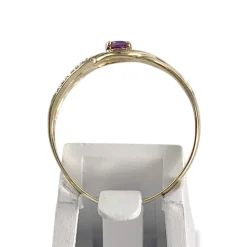 Bague d'occasion or 750 tons amethyste