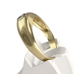 Bague d'occasion or 750 2 tons diamant
