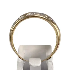 Bague d'occasion or 750 2 tons diamant