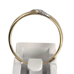 Bague d'occasion  or 2 tons 750 diamant