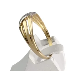 Bague d'occasion  or 2 tons 750 diamant