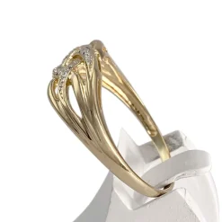 Bague d'occasion or 750  2 tons diamant