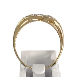 Bague d'occasion or 750  2 tons diamant