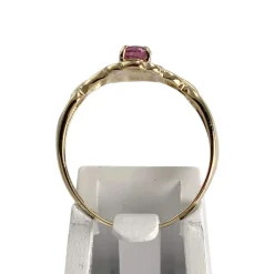 Bague d'occasion or 750 2 tons diamant saphir