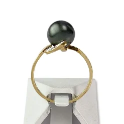 Bague d'occasion or 750 2 tons perle de tahiti