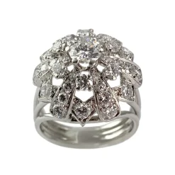 Bague d'occasion platine 950 diamants