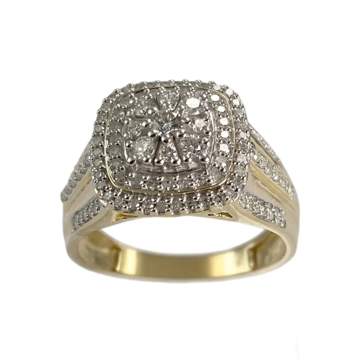 Bague d'occasion 2 tons 750 diamants