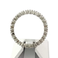 Bague d'occasion tour complet or 750 blanc diamants