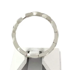 Bague d'occasion tour complet or 750 blanc diamants