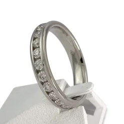 Bague d'occasion VAN BRILL or 750 blanc diamants